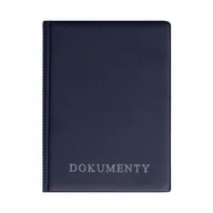 Dyplomy i okładki - Etui na dowód osobisty legitymacje karte Granatowy - miniaturka - grafika 1