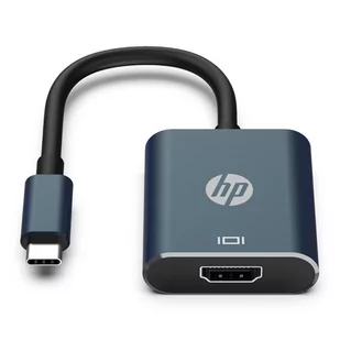 Video adapter, DHC-CT202, USB C M - HDMI F, czarny, Hewlett-Packard - Kable - miniaturka - grafika 1