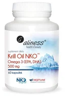 Witaminy i minerały - Medicaline Aliness Krill Oil NKO Omega 3 z Astaksantyną 500 mg x 60 kaps - miniaturka - grafika 1