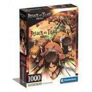 Puzzle - Puzzle 1000 Compact Anime Attack on Titans Clementoni - miniaturka - grafika 1