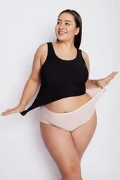 Elastyczne wysokie figi damskie Flexi One Maxi Plus size - Majtki damskie - miniaturka - grafika 1