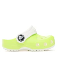 Buty dla dziewczynek - Klapki Crocs Crocs Classic Glow In The Dark Clog T 209161 Zielony - miniaturka - grafika 1