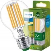 Żarówki LED - Philips Żarówka Led E27 5,2W =75W 2700K Filament Ultra Efficient 1095lm A60 - miniaturka - grafika 1