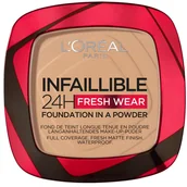 Podkłady do twarzy - Fresh L'Oreal Paris Infaillible 24H Wear Foundation In A Powder matujący podkład do w pudrze 140 Golden Beige 9g 108444-uniw - miniaturka - grafika 1