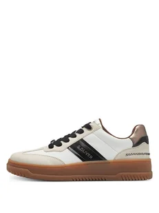 S. Oliver Sneakersy w kolorze biało-beżowo-czarnym - Trampki damskie - miniaturka - grafika 1