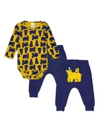Body dla niemowląt - Fred´s World by GREEN COTTON 2-częściowy zestaw "Bear" w kolorze żółto-granatowym - miniaturka - grafika 1