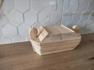 Zabawki interaktywne dla dzieci - Drewniana Arka Układanka Montessori - miniaturka - grafika 1