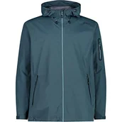 Kurtki męskie - CMP - męska kurtka przeciwdeszczowa z kapturem, Petrol, 54 - miniaturka - grafika 1