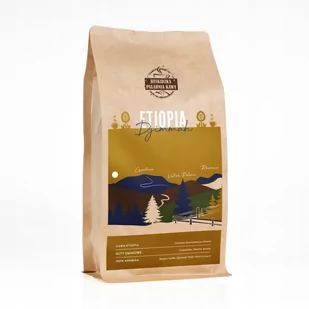 ŚWIEŻO PALONA KAWA MIELONA ETIOPIA DJIMMAH 500g 100% ARABICA SPECIALITY - Kawa - miniaturka - grafika 1