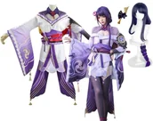 Stroje karnawałowe - Strój Kostium Raiden Shogun Genshin Cosplay 164/170 - miniaturka - grafika 1