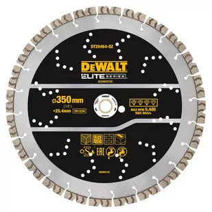 DeWalt DT20464-QZ segmentowa tarcza diamentowa do cięcia betonu 350x25,4 mm Elite - Tarcze do pił - miniaturka - grafika 1