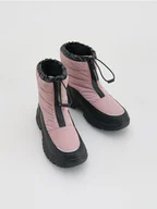 Buty dla dziewczynek - Reserved - Ocieplane śniegowce - intenstywna czerwień - miniaturka - grafika 1