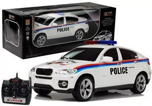Import leantoys Auto Zdalnie Sterowane Policja Coupe R/C 4861 - Modele zdalnie sterowane - miniaturka - grafika 1
