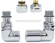 Zawory i kraniki - Varioterm Zawór regulacyjny Vision ze złączką PEX/CU - chrom alu-pex - PEX 16mm prawy VIR02P(PEX) - miniaturka - grafika 1