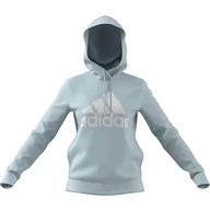 Bluzy damskie - adidas Damska bluza z kapturem W Bl FL Hd, kaszazu/biały, rozmiar XS, Casazu/biały, XXS - miniaturka - grafika 1