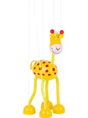 Lalki dla dziewczynek - Goki Marionetka "Żyrafa" w kolorze żółtym - 3+ - miniaturka - grafika 1