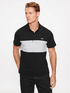 Lacoste Polo PH1470 Czarny Regular Fit - Koszulki męskie - miniaturka - grafika 1