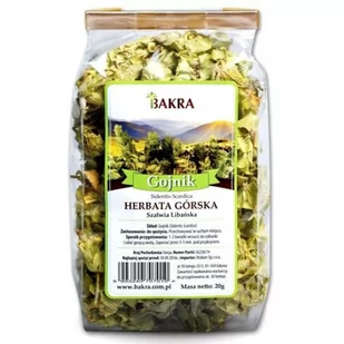 BAKRA BAKRA Gojnik 20g - Herbata Górska (Szałwia Libańska) 21ATABAKGN - Herbata - miniaturka - grafika 1