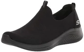 Trampki damskie - Skechers Damskie trampki Ultra Flex 3.0, czarne, 2 UK - miniaturka - grafika 1