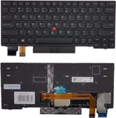 Klawiatury do laptopów - LENOVO Thinkpad X13 z podświetleniem z trackpointem US KB314874 - miniaturka - grafika 1