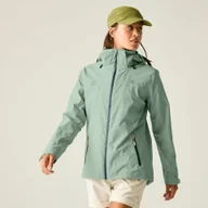 Kurtki i kamizelki sportowe damskie - Dare 2b Kurtka przeciwdeszczowa damska z membraną Switch Up III Zielony, Rozmiar: 38 - miniaturka - grafika 1