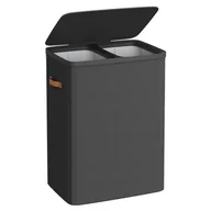Kosze na bieliznę - Kosz na pranie atramentowa czerń - miniaturka - grafika 1