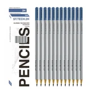 Ołówki - Ołówek techniczny trójkątny 2H 12szt - miniaturka - grafika 1