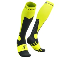 Skarpetki sportowe męskie - COMPRESSPORT Skarpety kompresyjne narciarskie SKI TOURING FULL SOCKS safe yellow/black - miniaturka - grafika 1