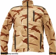 Odzież robocza - CERVA CRAMBE KURTKA SOFTSHELLOWA - moro, wysoki kołnierz, wzmocnienia na ramionach OXFORD 600 D - szary kamuflaż XXL - miniaturka - grafika 1