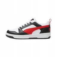 Sneakersy męskie - Buty męskie sneakersy Puma Rebound v6 trampki skórzane na co dzień - miniaturka - grafika 1