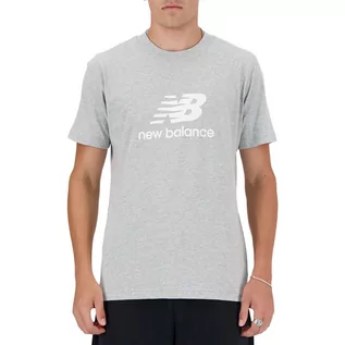 Koszulki męskie - Koszulka New Balance MT41502AG - szara - grafika 1