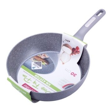 Patelnia Głęboka 30CM Z Powłoką Granitową Indukcja Gaz