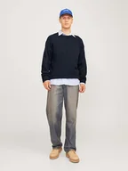 Swetry męskie - Jack & Jones Sweter w kolorze granatowym - miniaturka - grafika 1