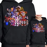 Moda i Uroda OUTLET - 3005 BLUZA Z KAPTUREM FIVE NIGHTS FREDDYS FNAF 128 - miniaturka - grafika 1