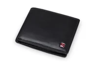 Portfele - Portfel męski Skórzany Albatross Cruz Czarny - miniaturka - grafika 1