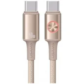 Kable USB - Kabel USAMS Huan Series SJ751 240W USB-C do USB-C 1,2 m tytanowy - miniaturka - grafika 1
