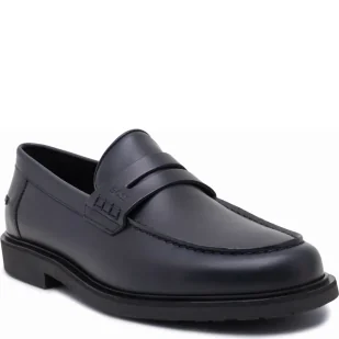 BOSS Skórzane loafersy Joray_Mocc - Półbuty męskie - miniaturka - grafika 1