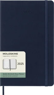 MOLESKINE kalendarz 2025 GRANATOWY LARGE WEEKLY HARD TYGODNIOWY (13x21) - Kalendarze - miniaturka - grafika 1