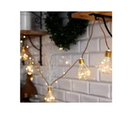Oświetlenie świąteczne - Brilagi - LED DŁańcuch dekoracyjny 10xLED/3xAA 1,8m ciepła biel - miniaturka - grafika 1