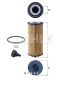 Filtry oleju - Filtr oleju Mahle OX 1238D - miniaturka - grafika 1