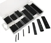 Inne akcesoria elektryczne - 127 szt. czarnych koszulek termokurczliwych - miniaturka - grafika 1