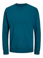 Bluzy męskie - Bestseller A/S Męska bluza JJESTAR Basic Sweat Crew Neck NOOS, Sailor Blue, XXL, niebieski (Sailor Blue), XXL - miniaturka - grafika 1