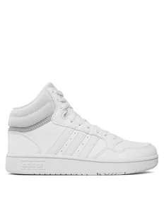 adidas Sneakersy Hoops 3.0 Mid K GW0401 Biały - Buty dla dziewczynek - miniaturka - grafika 1