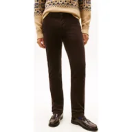 Spodnie męskie - Tommy Hilfiger Sztruksowe spodnie chino DENTON Straight fit - miniaturka - grafika 1