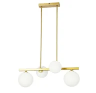 Lampy sufitowe - Lampa wisząca ze szklanymi kloszami - K478-Koloso - miniaturka - grafika 1