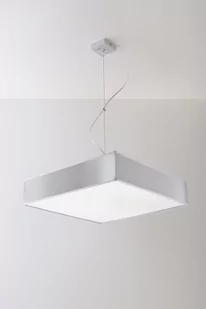 Sollux Lighting Lampa Wisząca Horus szara duża - SL.0134 - Lampy sufitowe - miniaturka - grafika 1