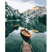 Malowanie po numerach - Norimpex Malowanie po numerach Jezioro - miniaturka - grafika 1