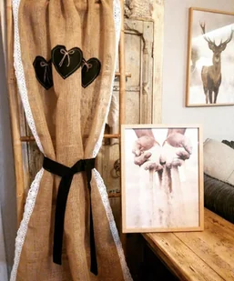 Zasłona BOHO do pokoju do salonu zasłony z juty JUTA 100/160cm - Zasłony - miniaturka - grafika 1