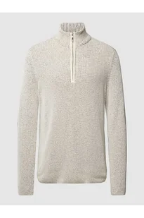 Bluza z kołnierzem w jednolitym kolorze - Tom Tailor - Bluzy męskie - miniaturka - grafika 1
