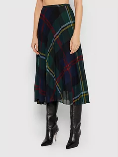 Spódnice - Lauren Ralph Lauren Spódnica plisowana 200817800001 Kolorowy Regular Fit - grafika 1